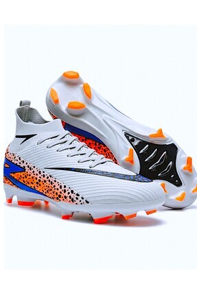 Nisanur Shoes Erkek Halı Saha Kramponu İthal Taban, Çim Saha, Yarım Çoraplı, ...