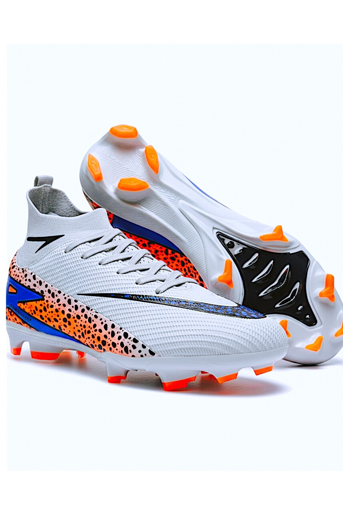 Men's Carpet Field Crampons Imported Sole, Grass Field, Half Socks, Football Shoes