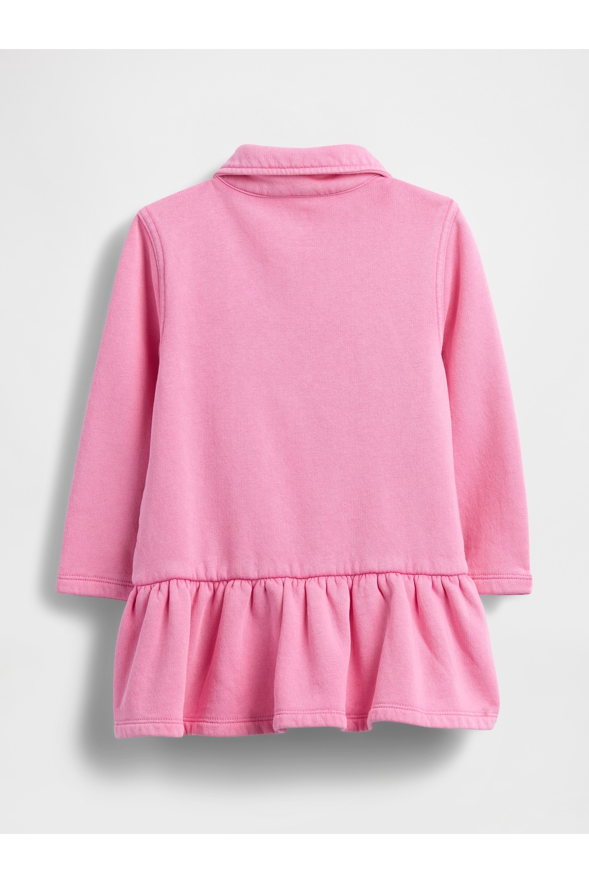 GAP Kız Bebek Mavi Yarım Fermuarlı Pullover Sweatshirt Elbise fotoğrafı 2 (önizleme)