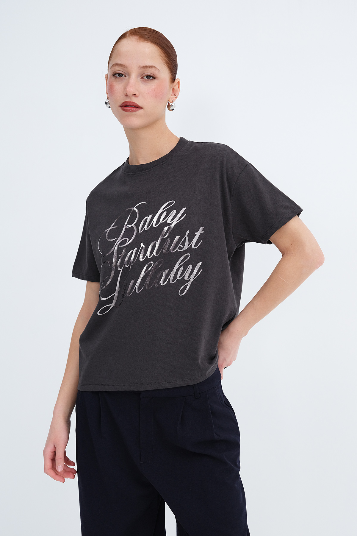 Addax Baskılı Kısa Kollu T-shirt P10633 - Fiyatı, Yorumları
