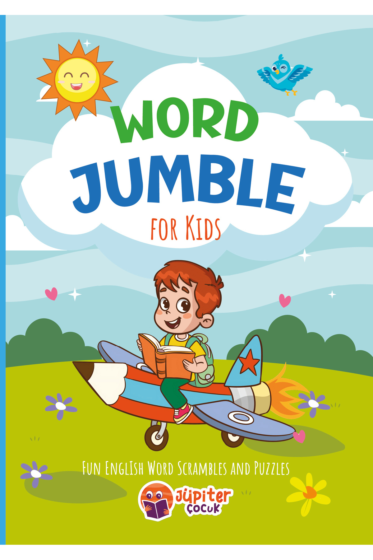 Word Jumble for Kids | 7-10 Yaş İngilizce Kelime Bulmaca Kitabı | 128 Eğitici Bulmaca | 66 Sayfa