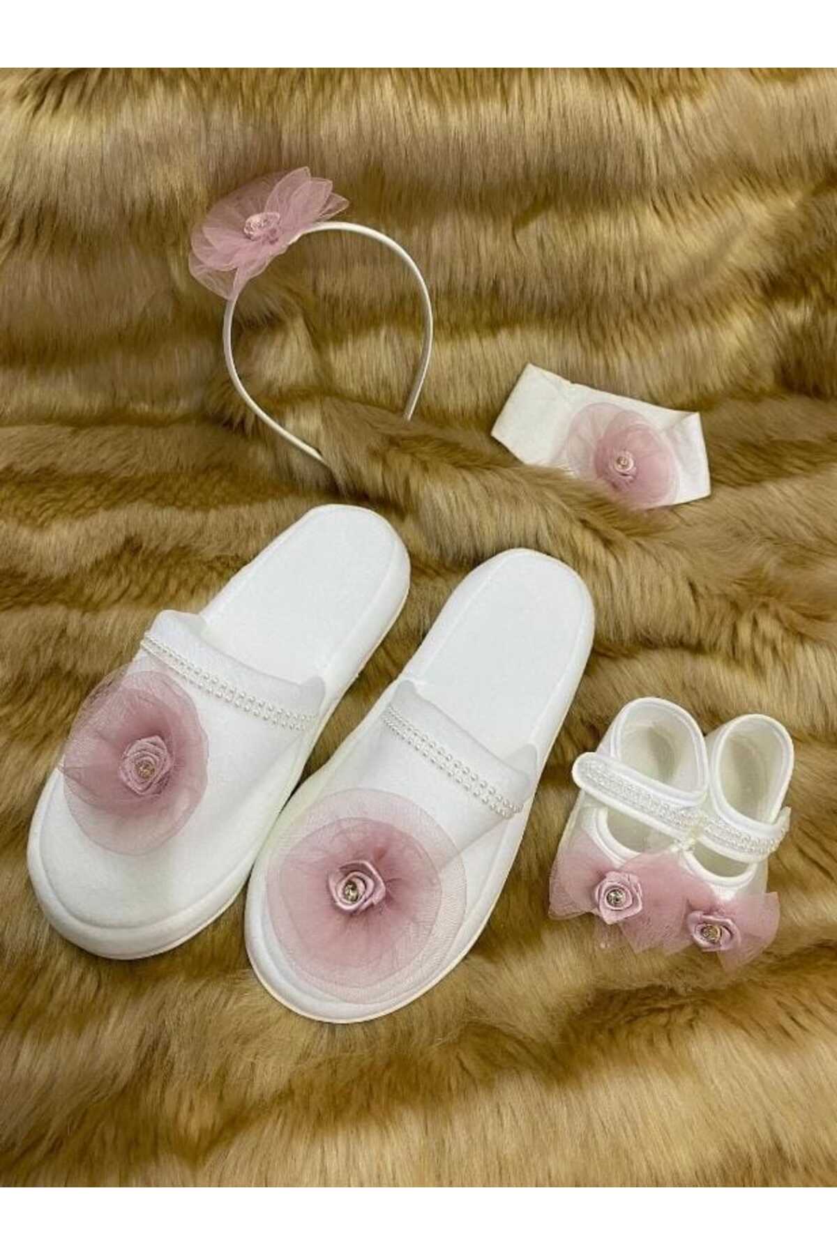 skycott Lohusa Anne Bebek Terlik Seti – (Taç & Patik Dahil) fotoğrafı 2 (önizleme)