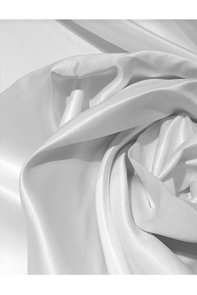 CY HOME Beyaz Güneşlik Perde Saten Tok Kumaş (DÜZ DİKİM)