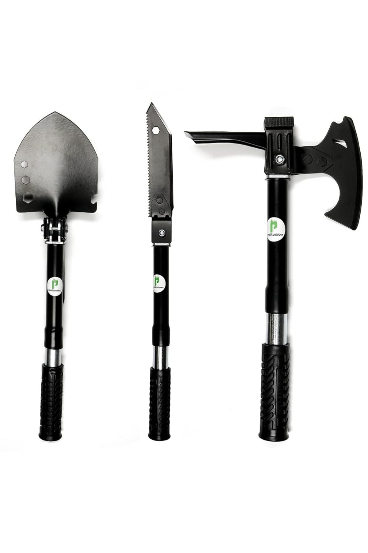 E&D Collection Multitool Katlanır Kürek, Balta, Bıçak, Testere, Çekiç, Çapa Seti fotoğrafı 2 (önizleme)