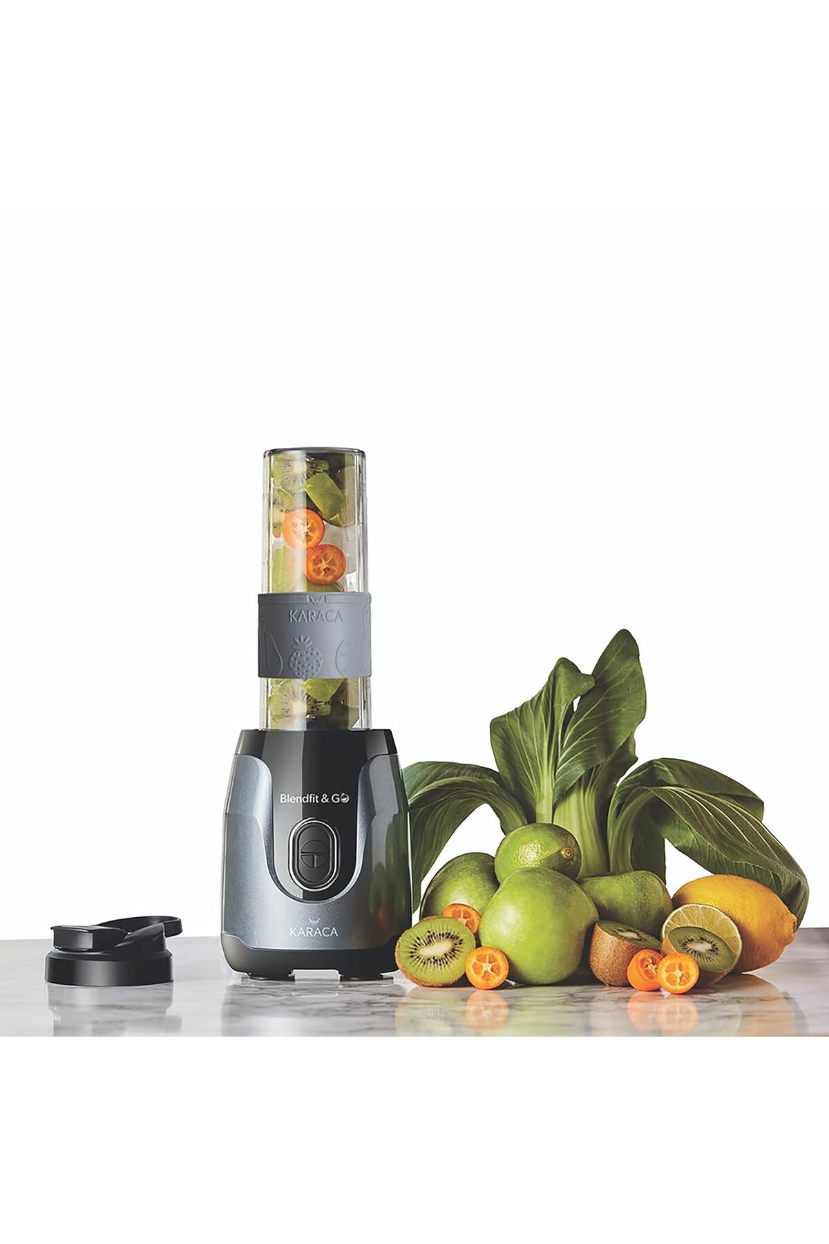 E&D Collection Blendfit Go Personal Kişisel Smoothie Blender Antrasit fotoğrafı 2 (önizleme)