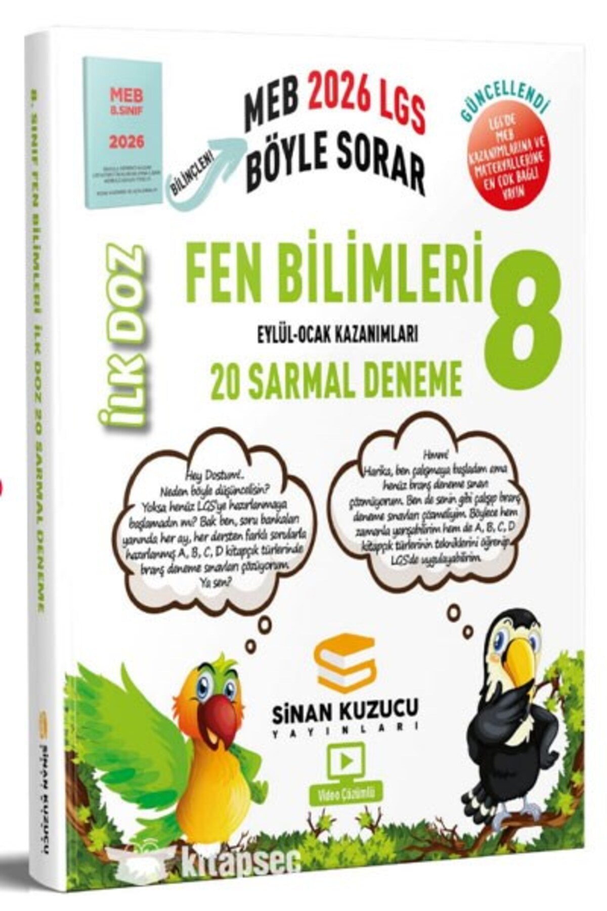 Kapadokya Yayınları 2026 8. Sınıf LGS Fen Bilimleri İlk Doz 20