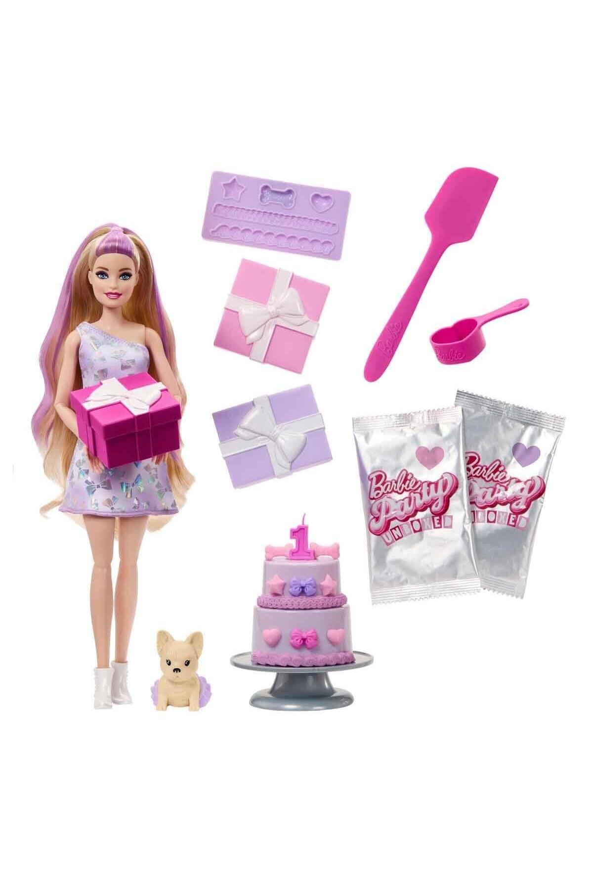 Barbie Oyuncak Party Unboxed Köpeğimin Doğum Günü Serisi JFG68