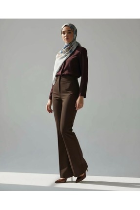 Elikra KADIN İSPANYOL PAÇA PANTOLON