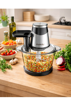 Musullu Çok Amaçlı ve Çelik Hazneli Rondo Doğrayıcı