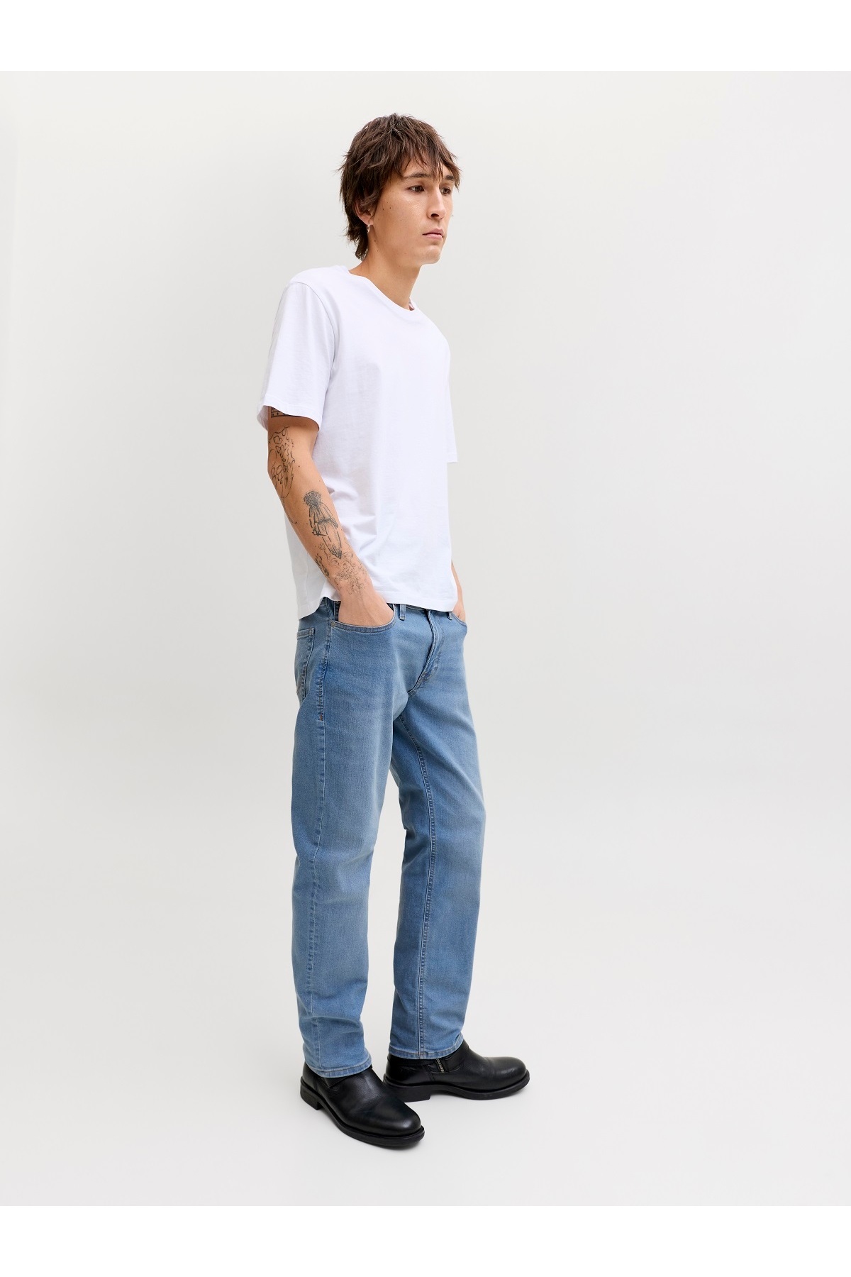 شلوار جین مردانه فاق نرمال | جک اند جونز Jack & Jones 12293552 - تصویر 4