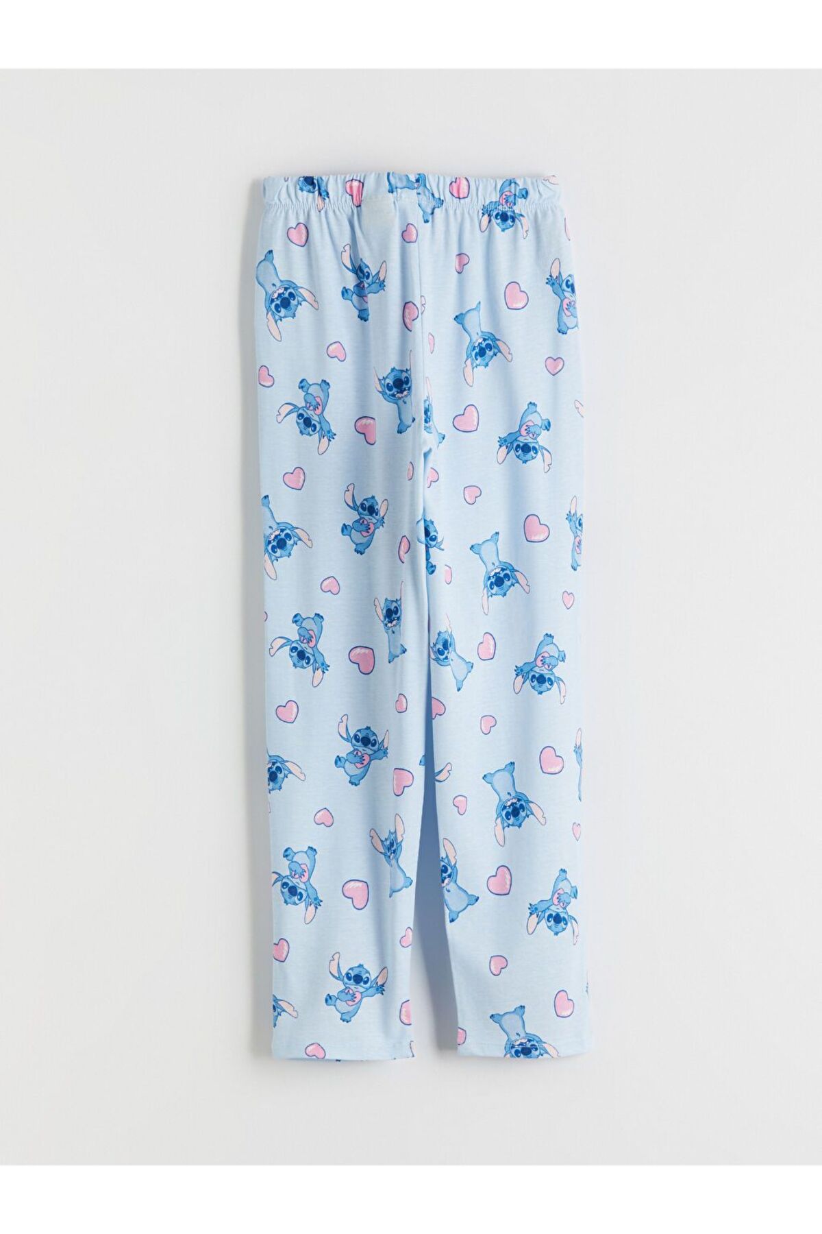 LC Waikiki Gömlek Yaka Stitch Baskılı Kız Çocuk Pijama Takımı fotoğrafı 7 (önizleme)