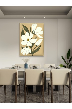 ESLEM Yabani Papatya Tablo | Çiçekli Tablo | Özel Tasarım Ev & Kafe Dekorasyon