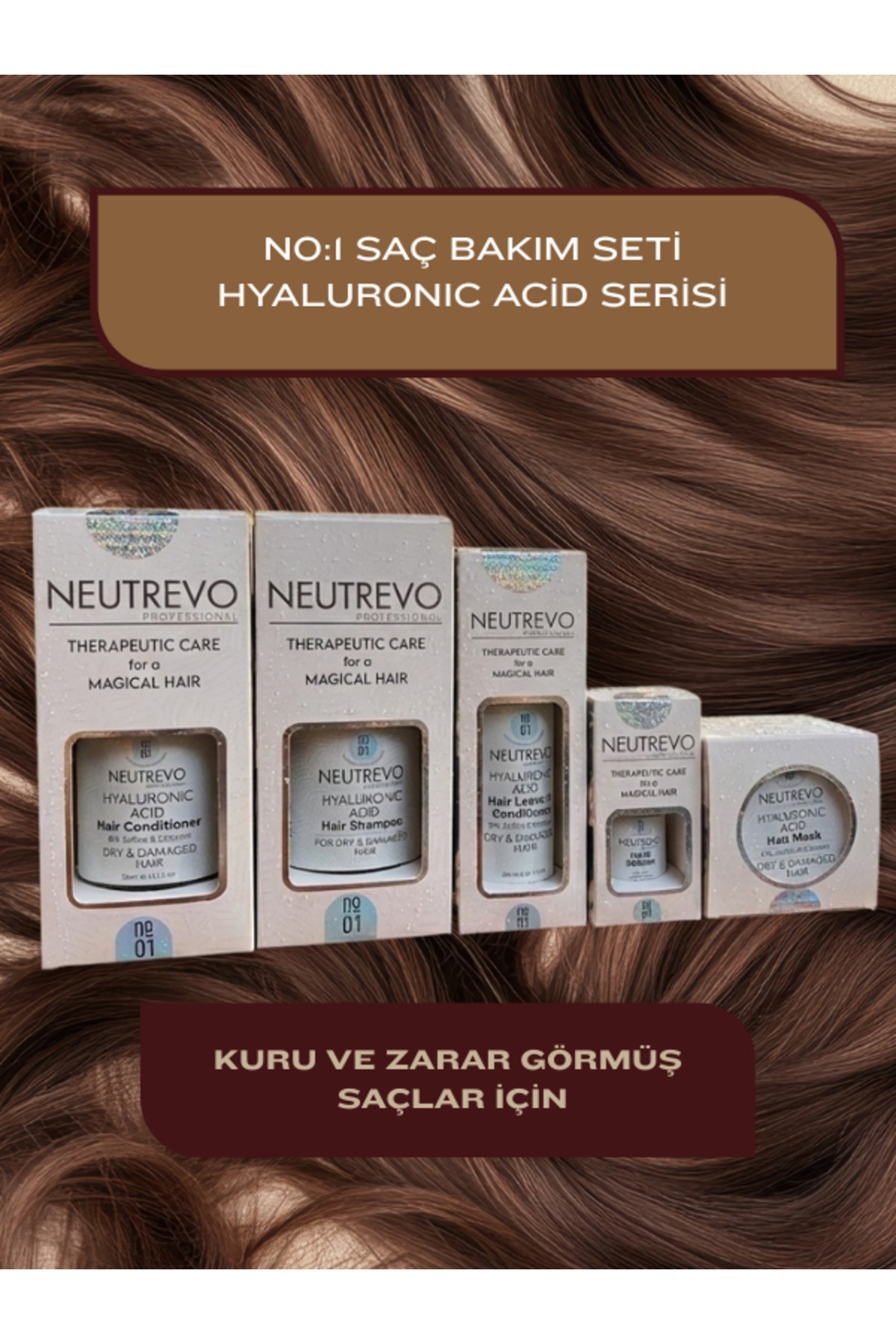 Neutrevo Professional No:1 Saç Bakım Seti Hyaluronic Acid Serisi — NeutrevoNo1SET