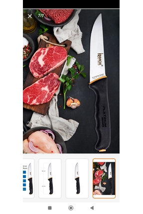 MADE RİMOX SOFT paslanmaz bıçak kasap ve mutfak bıçak