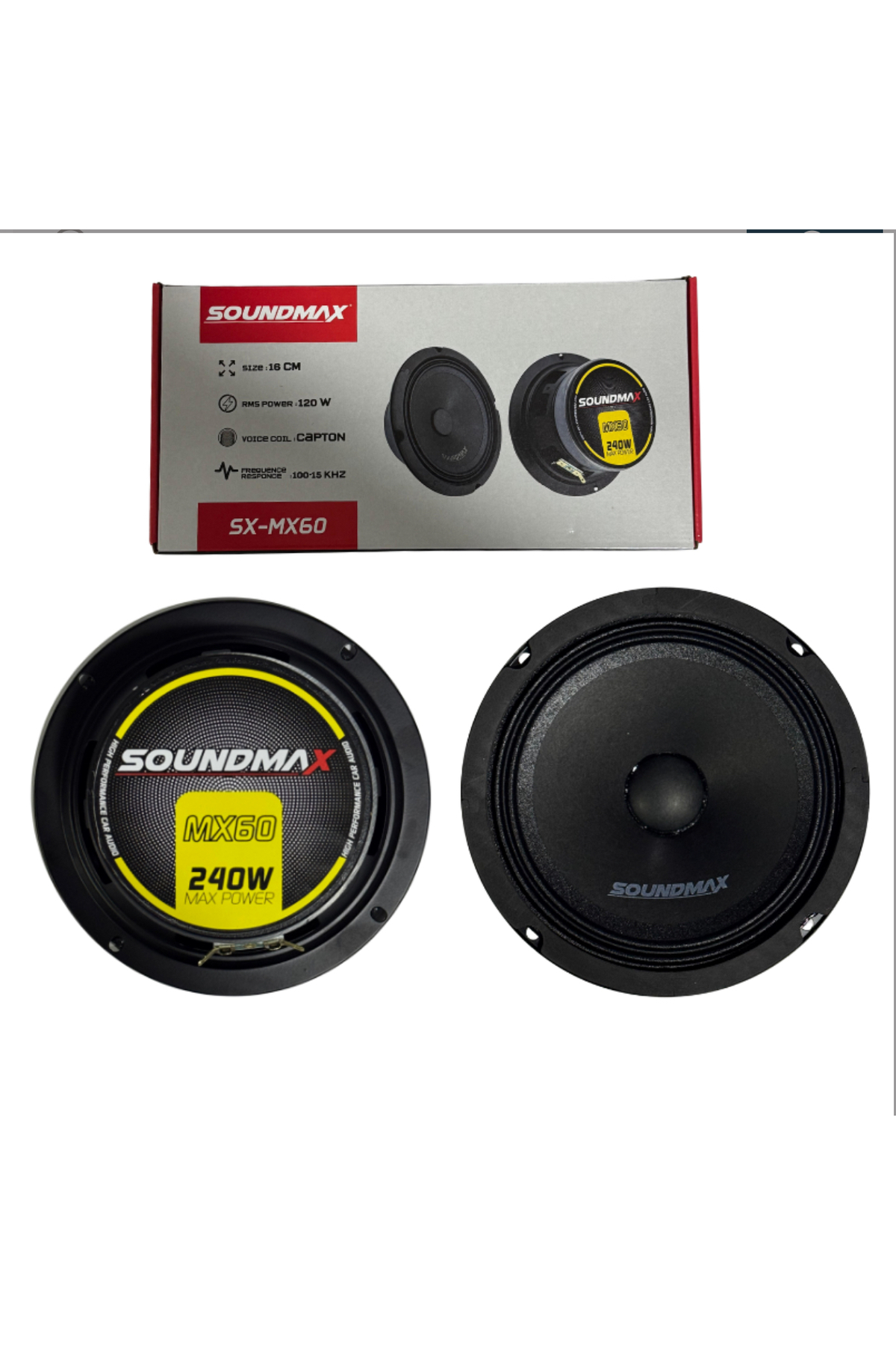 Soundmax Deniz Sound Garage 16 CM Midrange SX-MX60 240 Watt 120