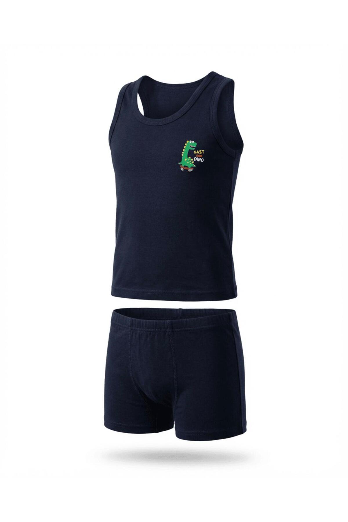 Katamino Erkek Çocuk 3'lü Atlet Boxer Set fotoğrafı 4 (önizleme)