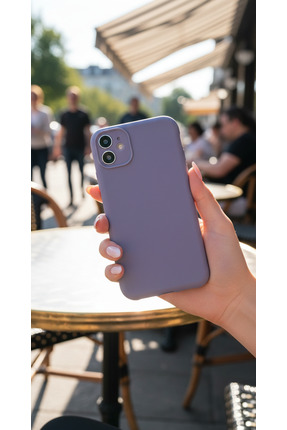 KILIF ZONE Iphone 11 Uyumlu İçi Kadife Leke Tutmaz Silikon Lansman Kılıf