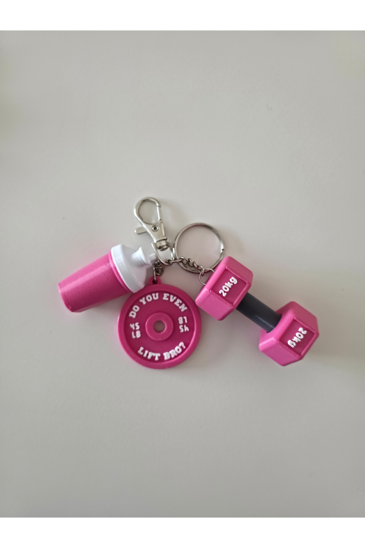 Sports Gym Keychain, Bag Charm Ornament