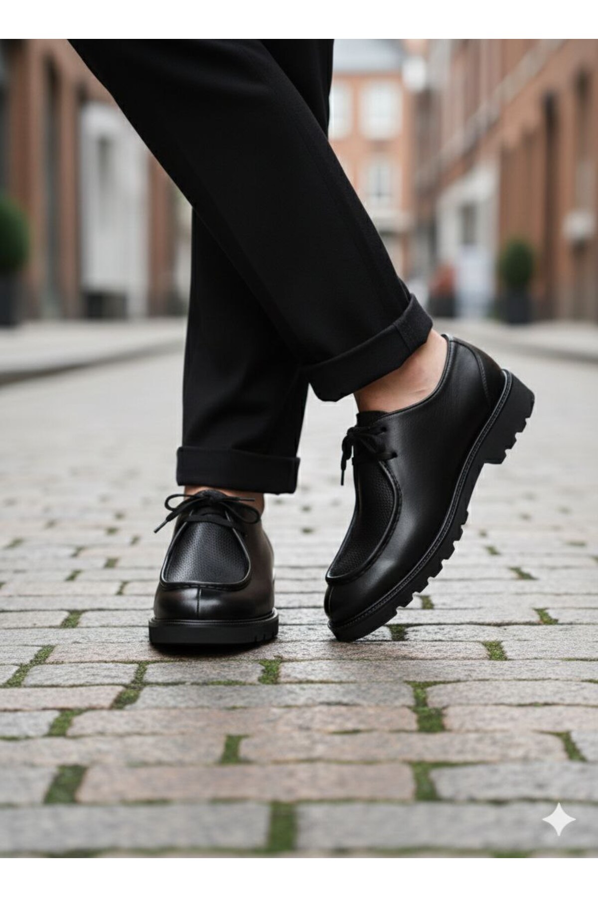 UZR  Erkek Sisle Model Hakiki Deri Ayakkabı - Görsel 2