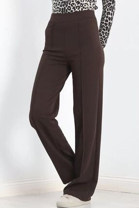 Giyimodam MODAL ÇİMALI PANTOLON BOL PAÇA LİKRALI - DAR KESİM