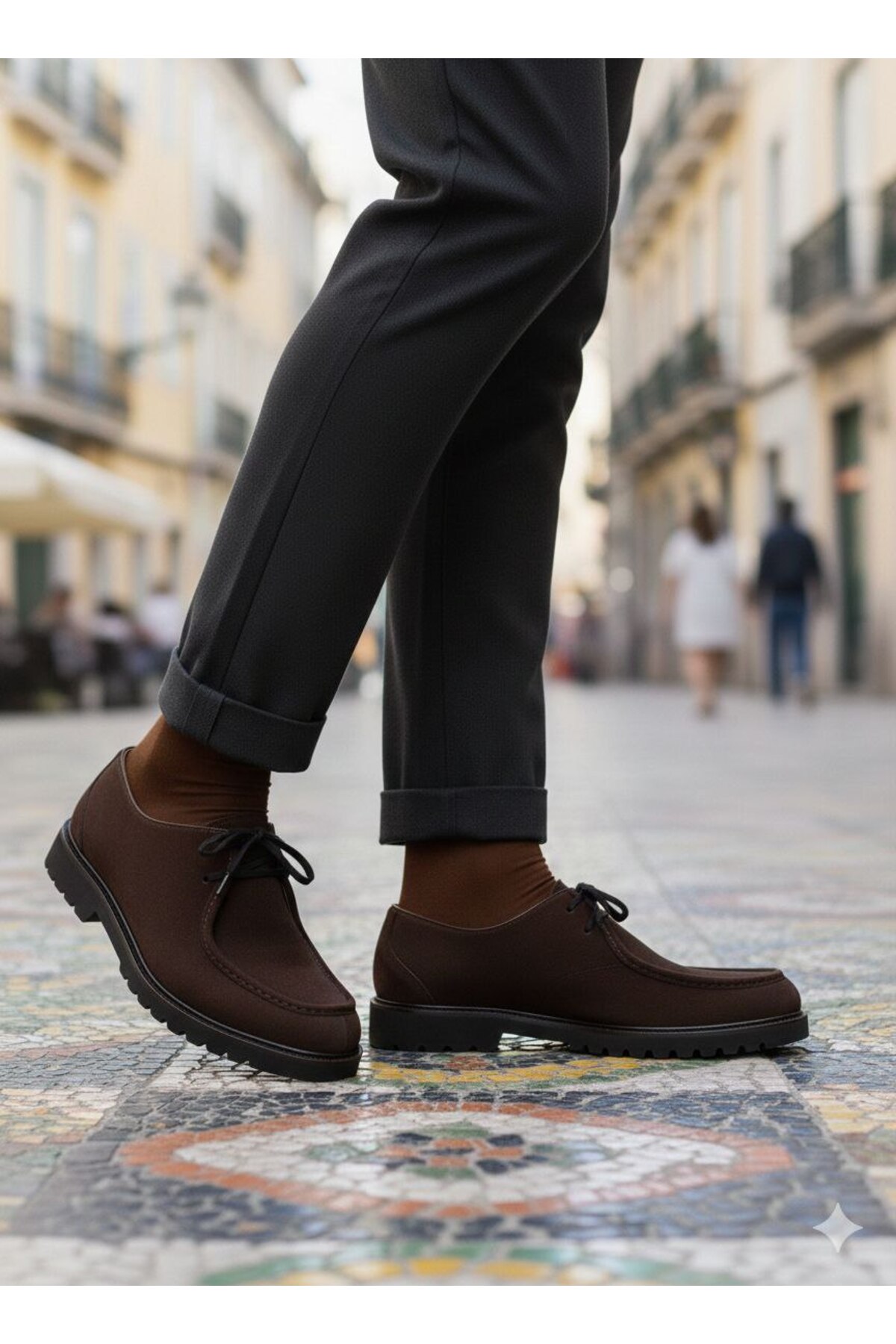 UZR  Erkek Sisle Model Hakiki Deri Ayakkabı - Görsel 2