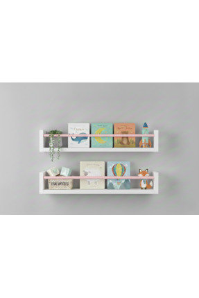 EGN WOODS 50x9 2'li Mdf Baby Room Organizer Çocuk Odası Montessori Eğitici Se...