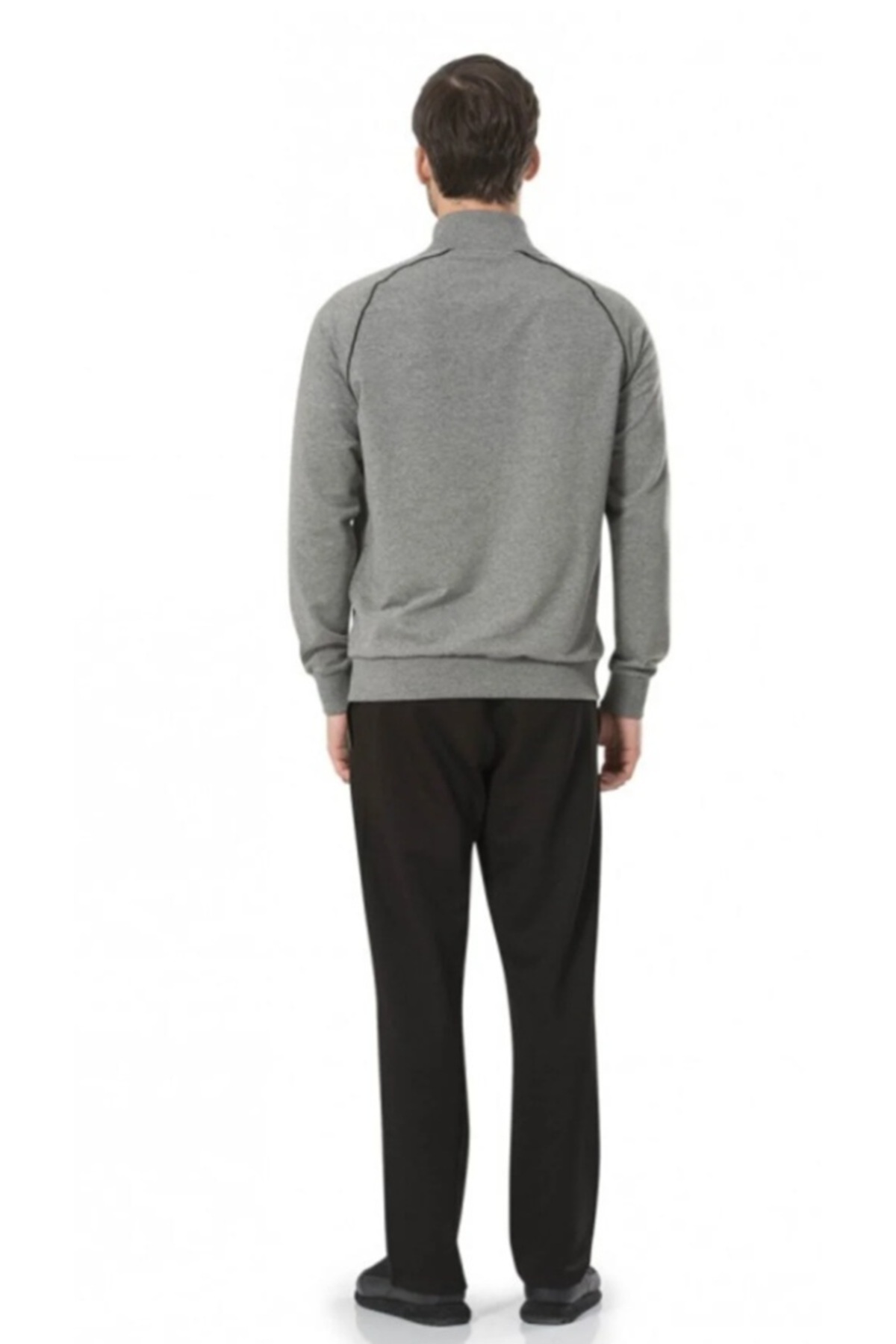 ست گرمکن ورزشی مردانه راسته فاق نرمال آستین بلند | پیر کاردین Pierre Cardin 7t0w5a5y - تصویر 4