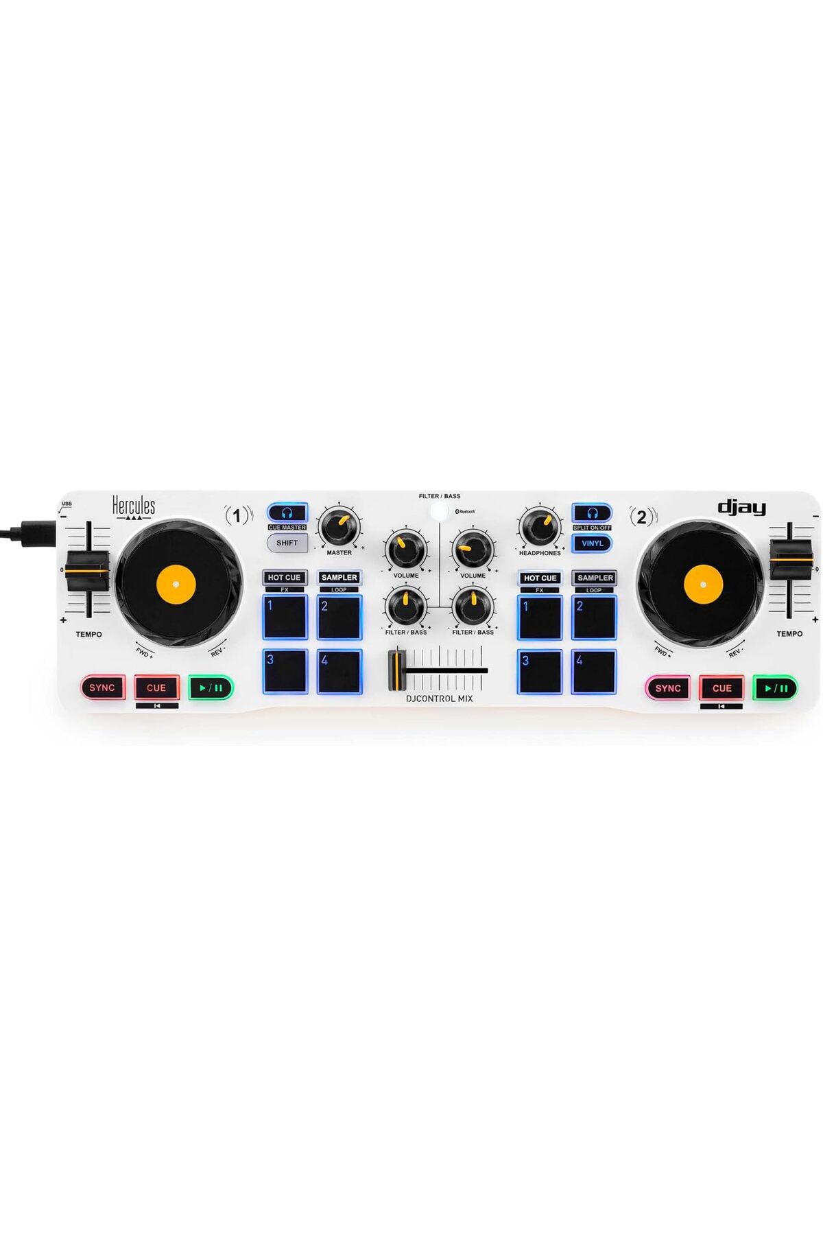 HERCULES DJControl Mix – Akıllı Telefon ve Tablet İçin Bluetooth