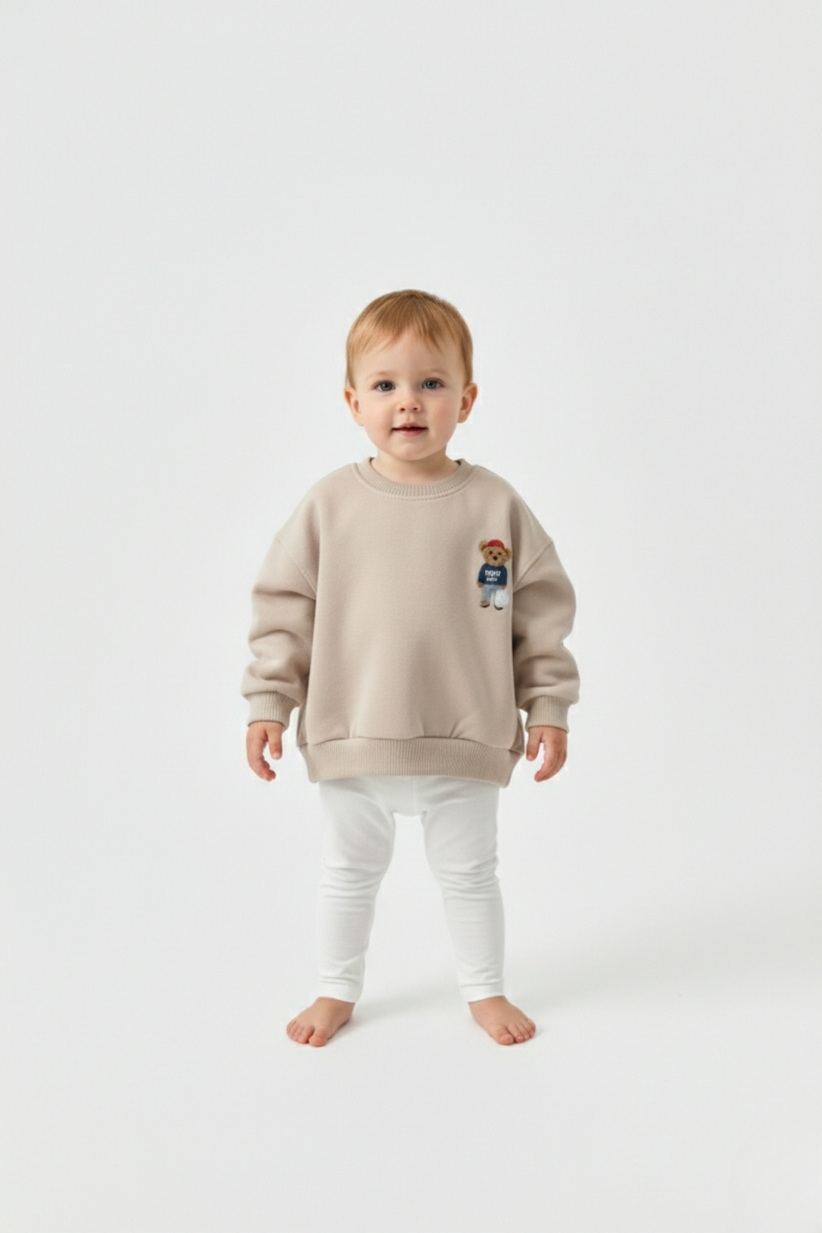 lilico Çocuk Pamuk Renkli Baskılı Oversize 3 İp 2'li Sweatshirt fotoğrafı 3 (önizleme)