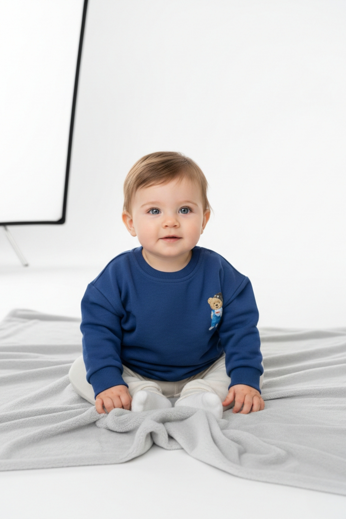 lilico Çocuk Pamuk Renkli Baskılı Oversize 3 İp 2'li Sweatshirt fotoğrafı 2 (önizleme)