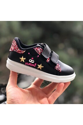 Pandalina Kız Çocuk Cırtlı Spor Ayakkabı Hologram Desenli Phylon (hafif) sneaker