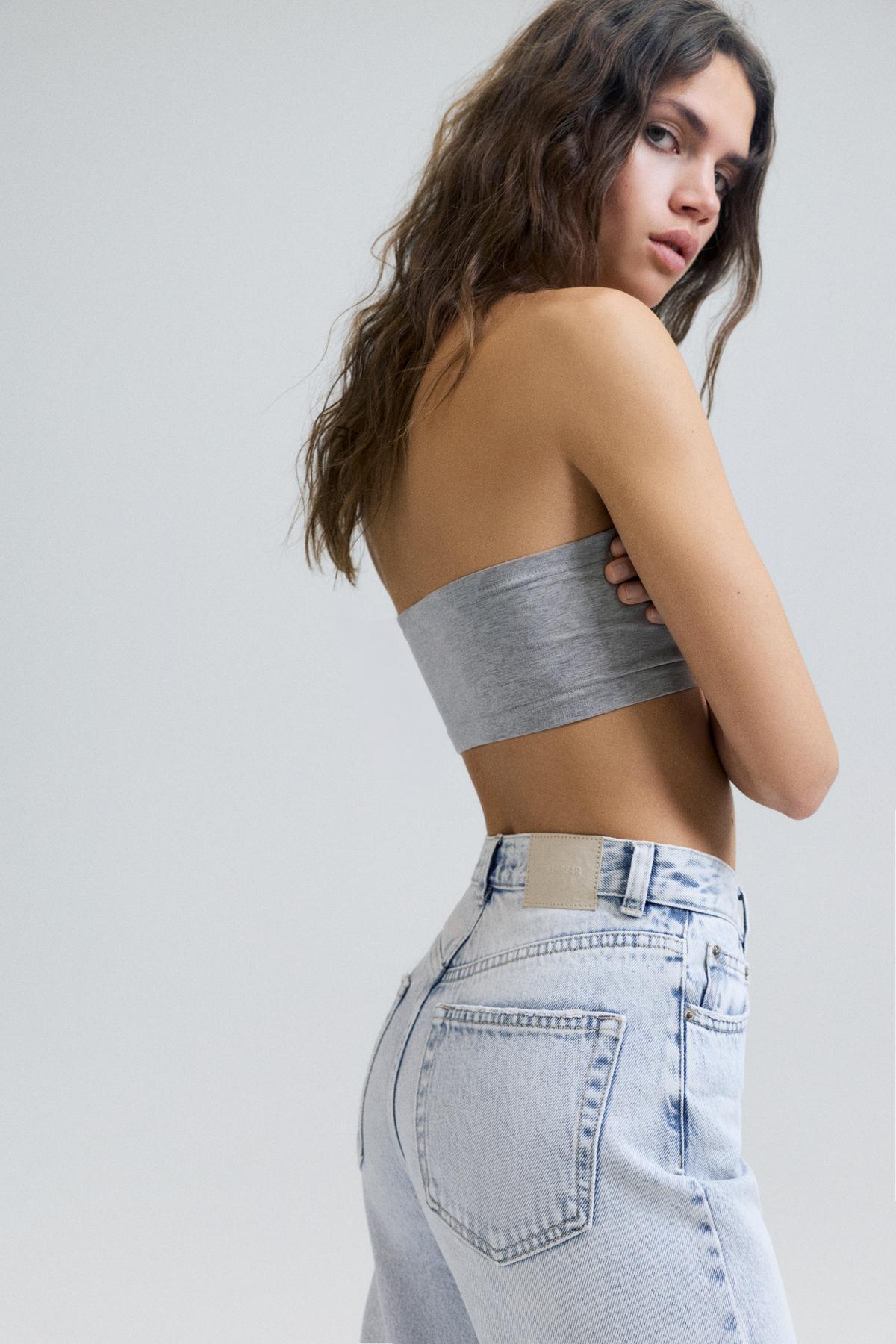 Pull & Bear  Mom fit yüksek bel jean - Görsel 2