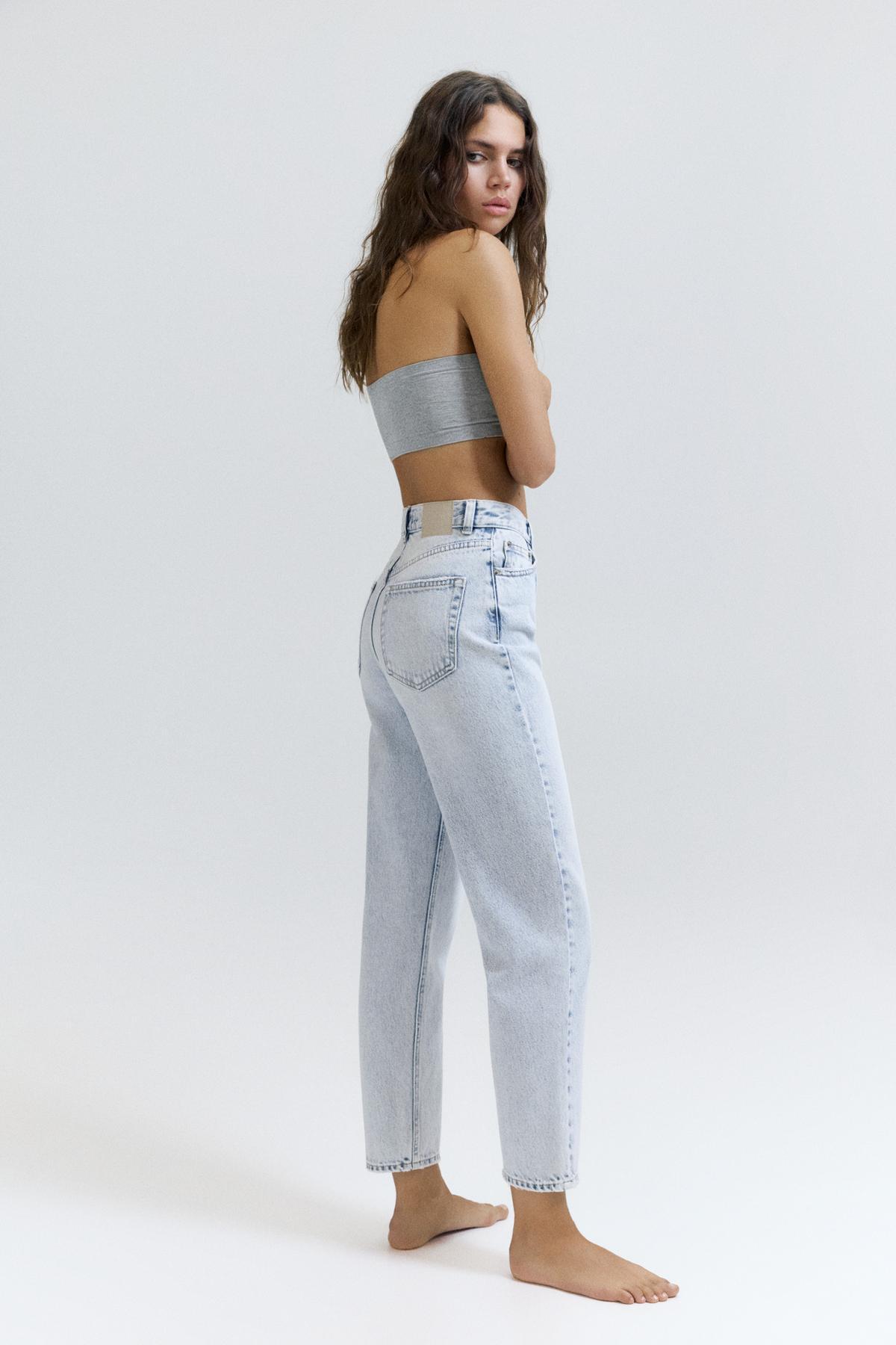 Pull & Bear  Mom fit yüksek bel jean - Görsel 4