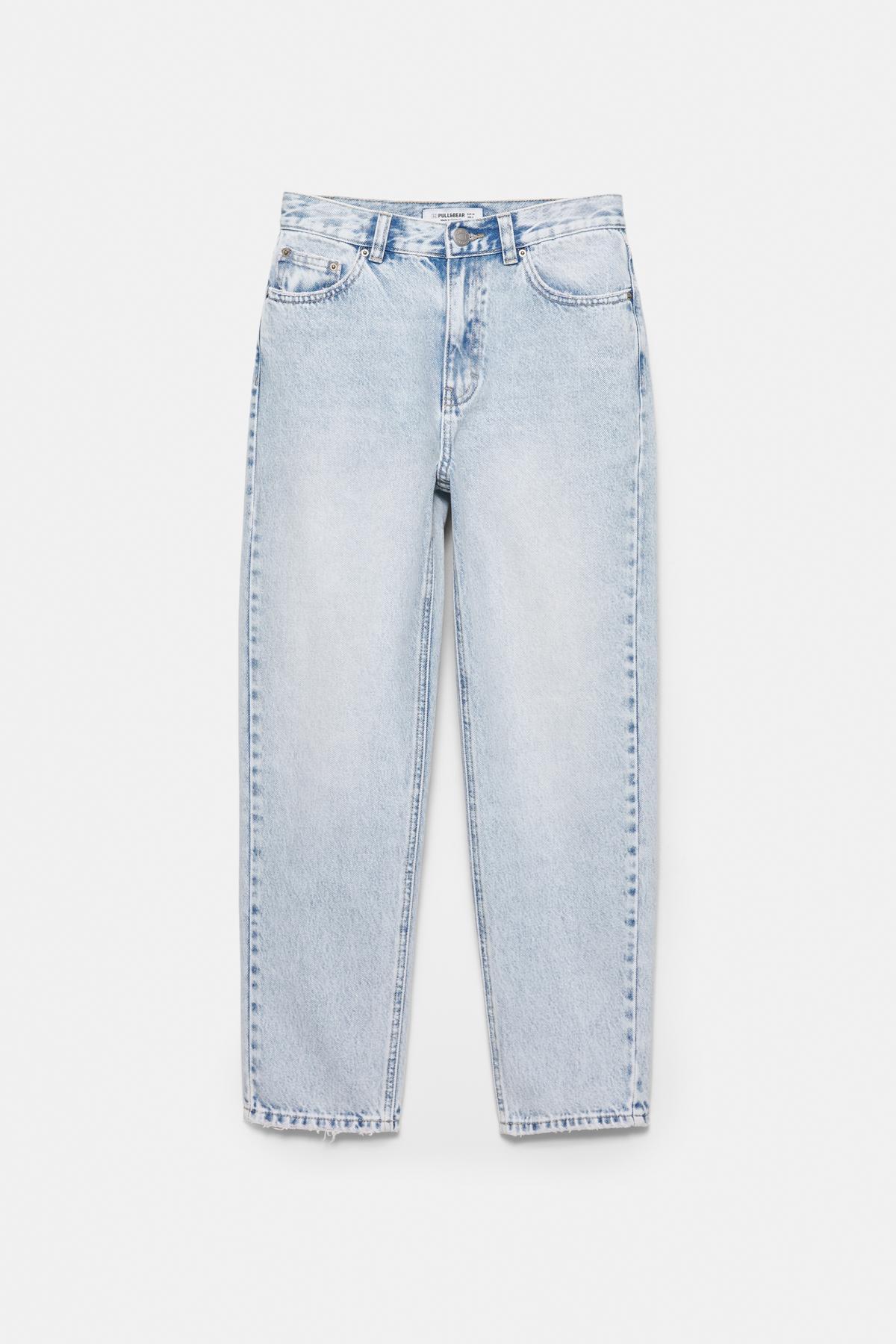 Pull & Bear  Mom fit yüksek bel jean - Görsel 7