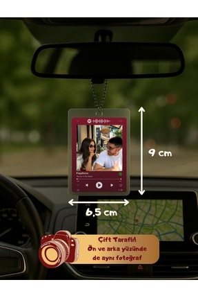 star gift Kişiselleştirilebilir Dikiz Aynası Süsü