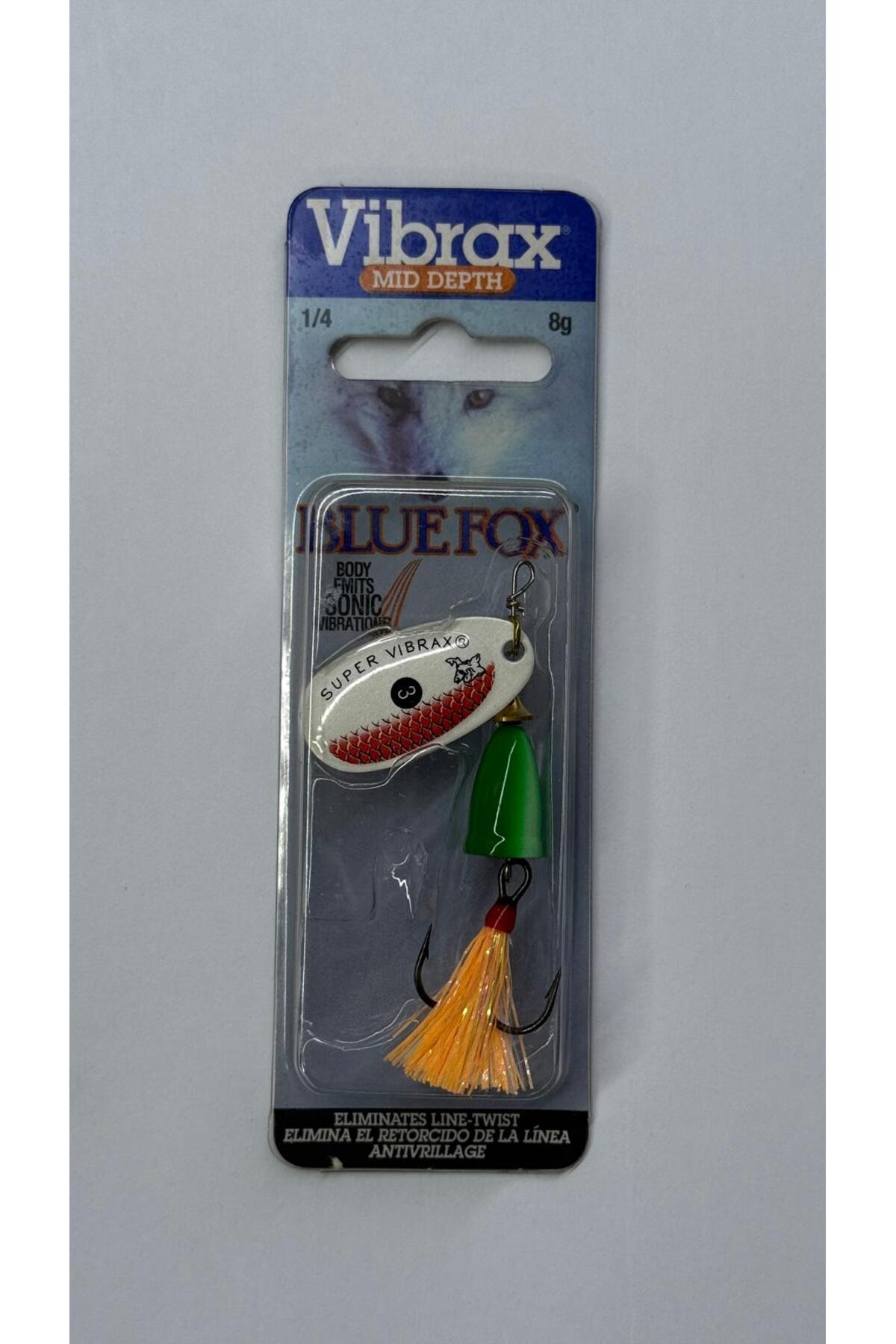 BlueFox Blue Fox Vibrax Mid Depth No:3 Kaşık 8gr - Fiyatı, Yorumları