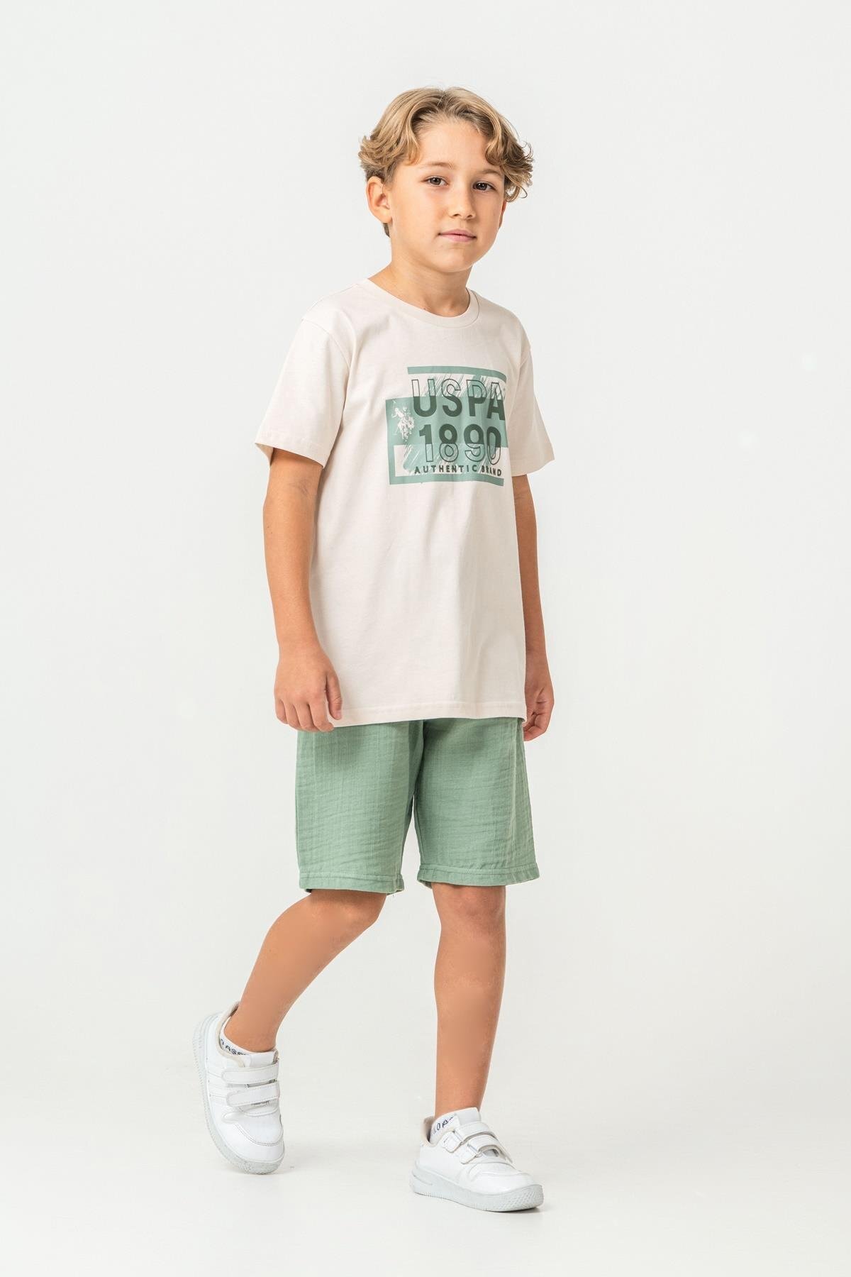 ست شورت و تیشرت پسرانه U.S. Polo Assn.