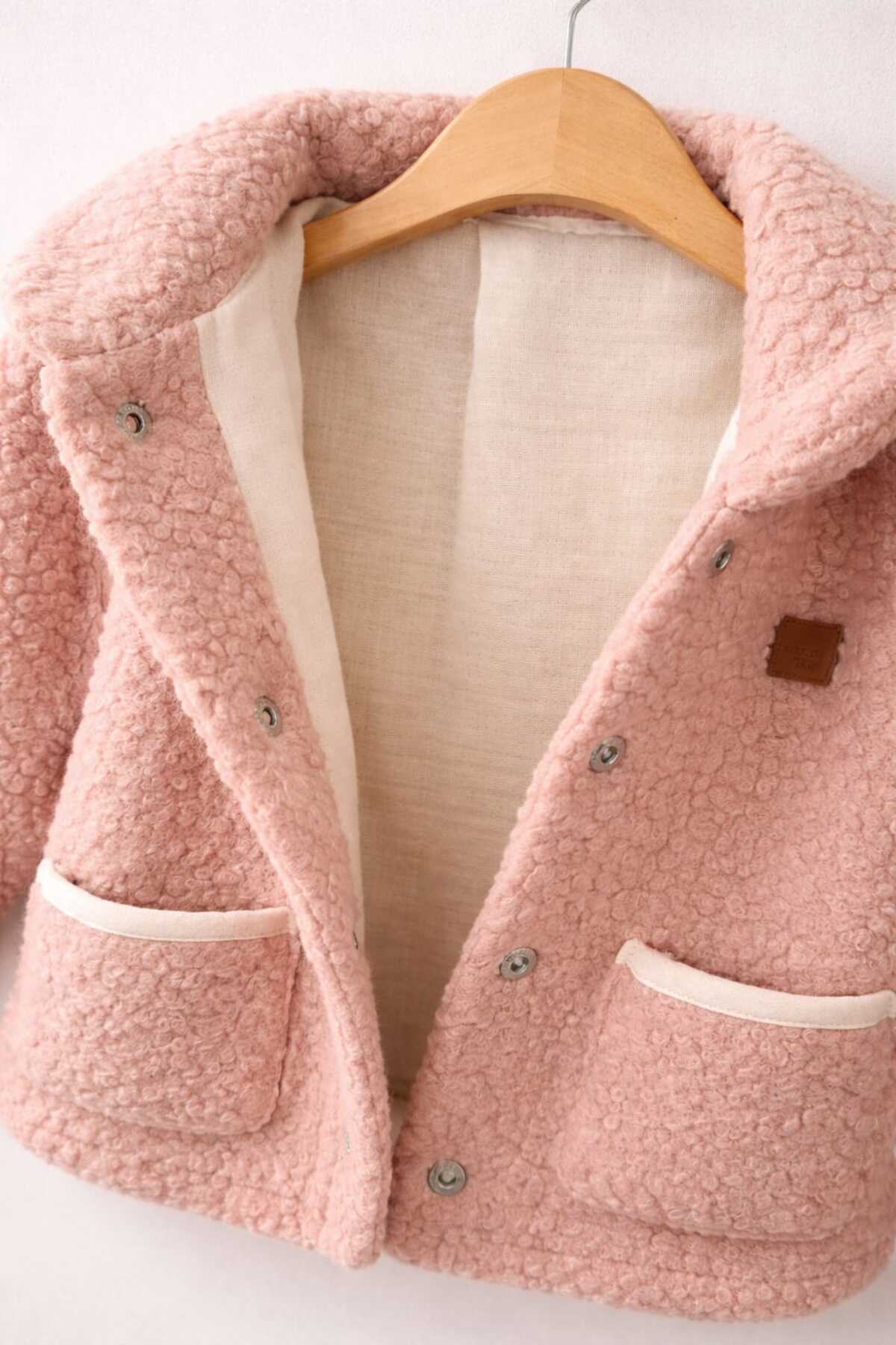 kidsense Müslin Astar Detaylı Welsoft Peluş Bebek Mont fotoğrafı 2 (önizleme)