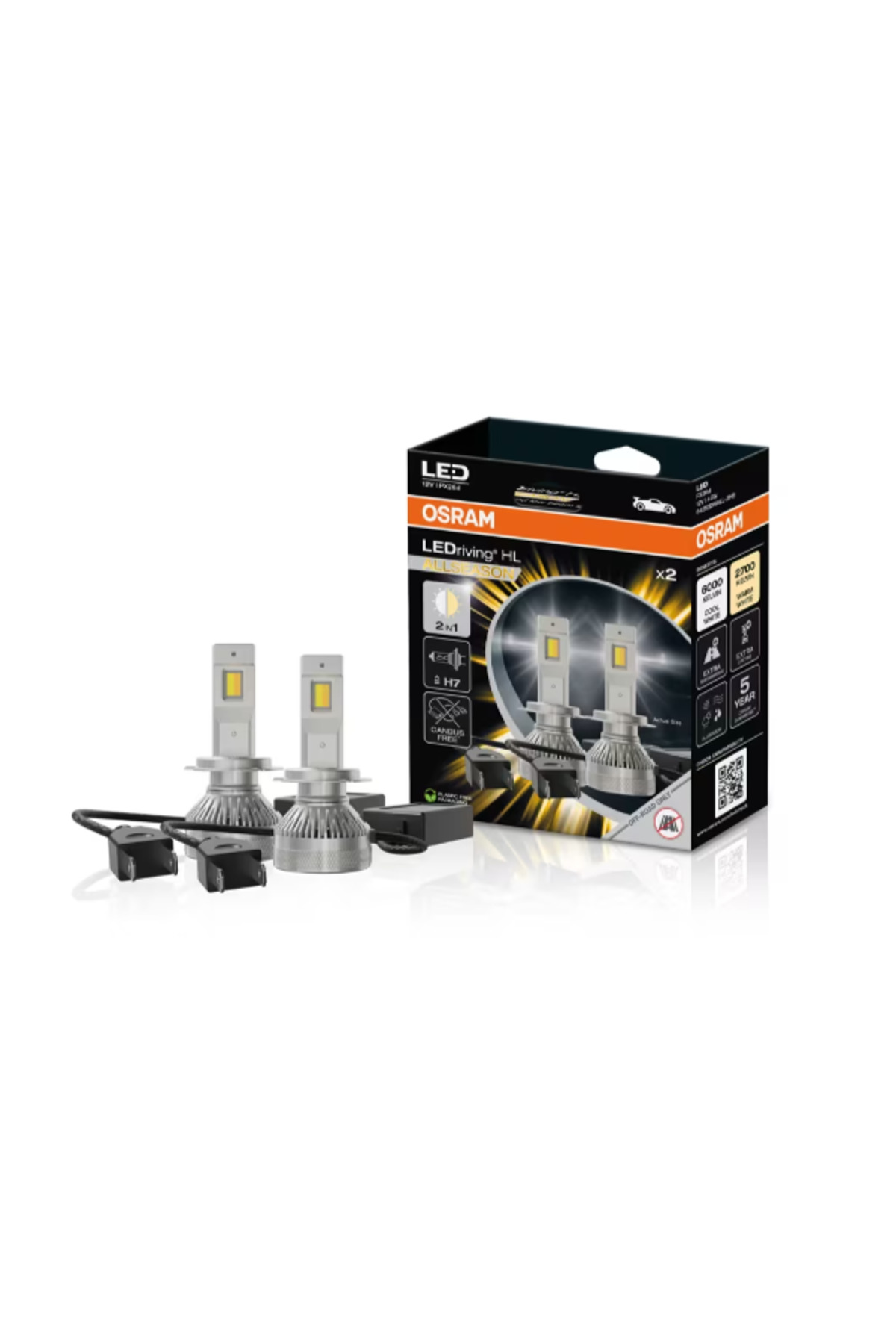 Osram Çift Renk Aç Kapa Sarı Beyaz H7 Led - Fiyatı, Yorumları