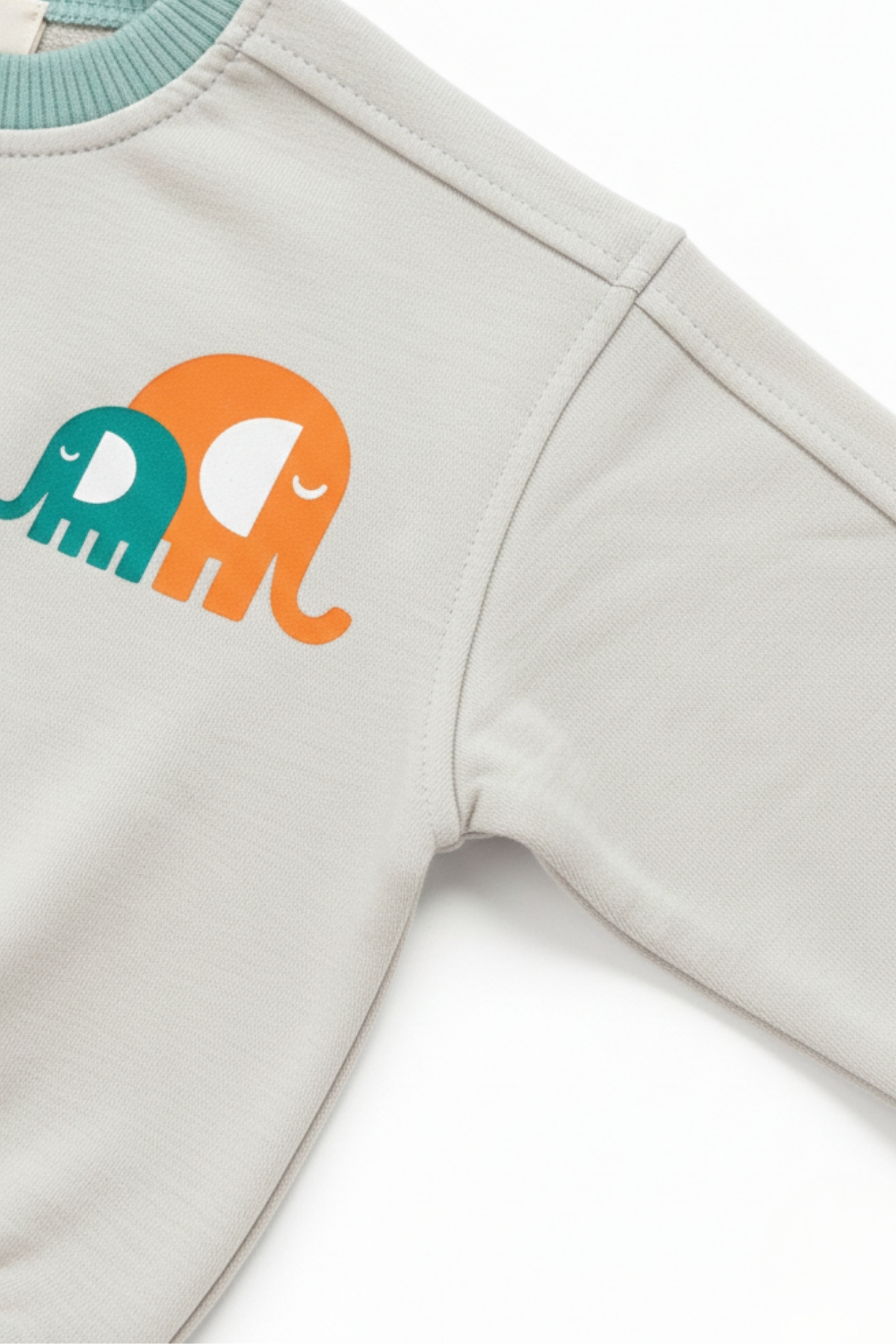 lilico Çocuk Pamuk Renkli Baskılı Oversize 2 İp 2'li Sweatshirt fotoğrafı 6 (önizleme)