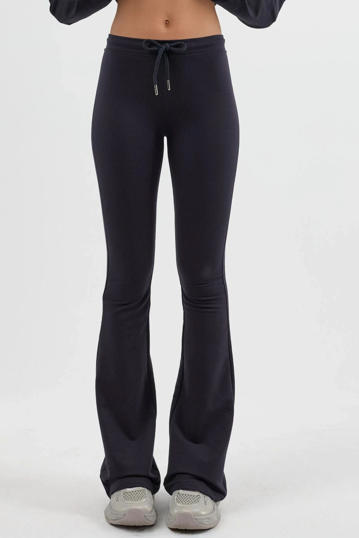 Hiccup  BUSEM Bağcıklı İspanyol Paça Eşofman Altı - Görsel 7