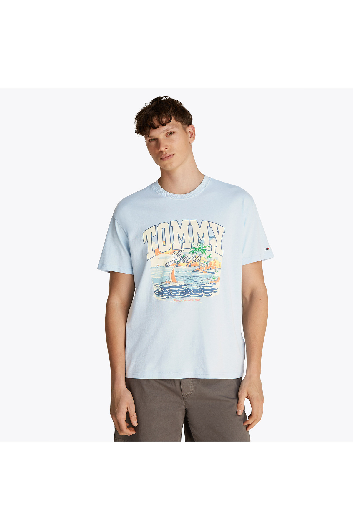 تامی هیلفیگر تی شرت مردانه تامی جینز مدل Relax Arch Sailing