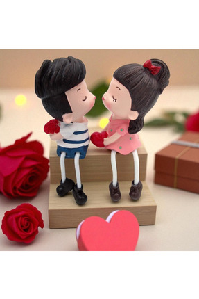 Dörtel Tedarik Bank Oturan 2'Li Biblo Sevgili Hediyesi
