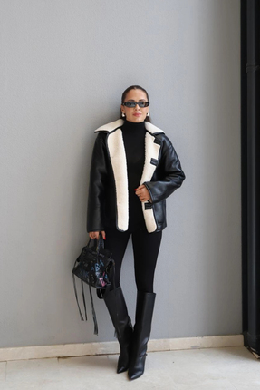 Purple By Banu Siyah Tayt Pantolon