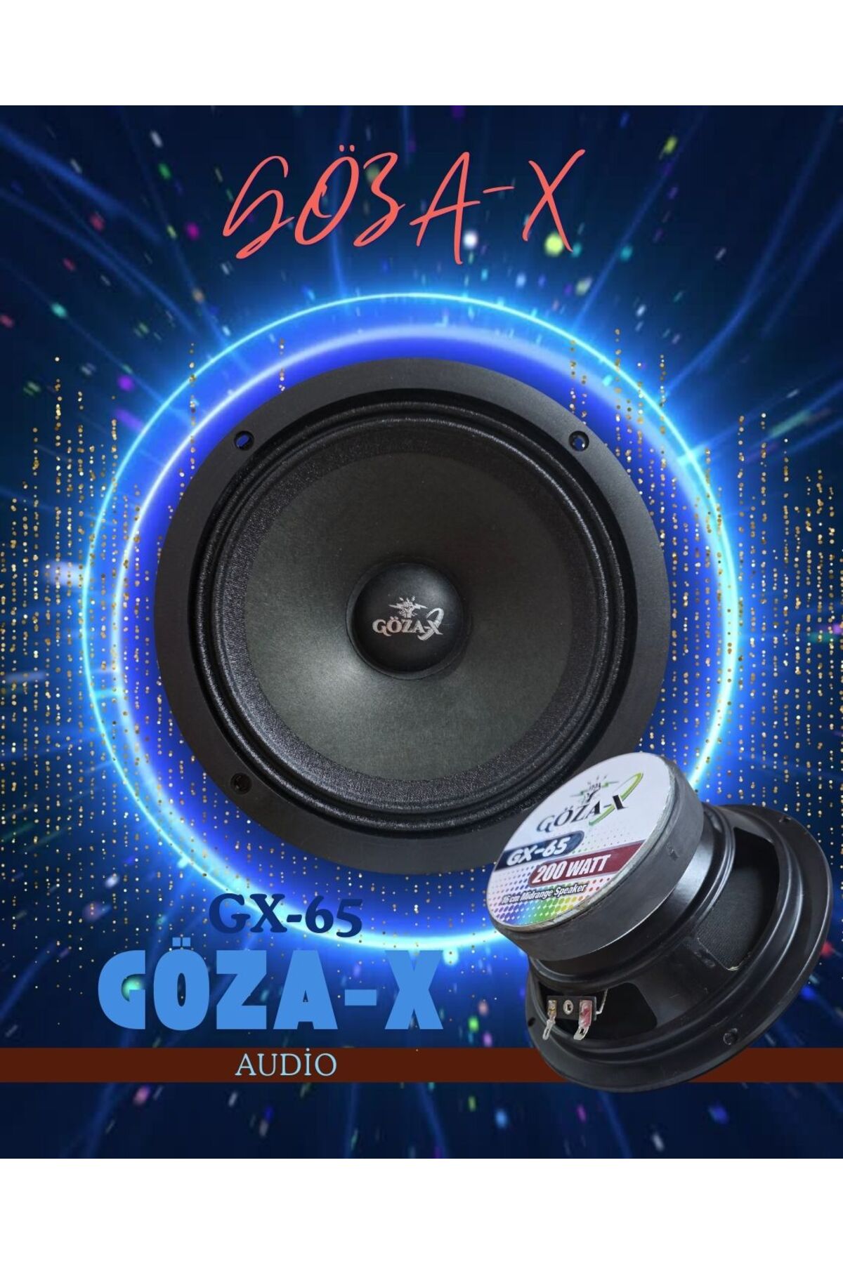GÖZAX göza-x gx-65 16 cm midrange 200w 100 rms - Fiyatı, Yorumları