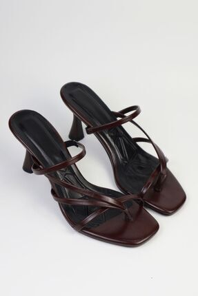 VARENZA WOMAN SHOES kadın parmak arası topuklu terlik ve sandalet 7cm