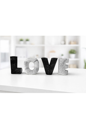 BaykuşLifeConcept BaykuşLife Concept Love(Aşk) Dekoratif Vazo Seti