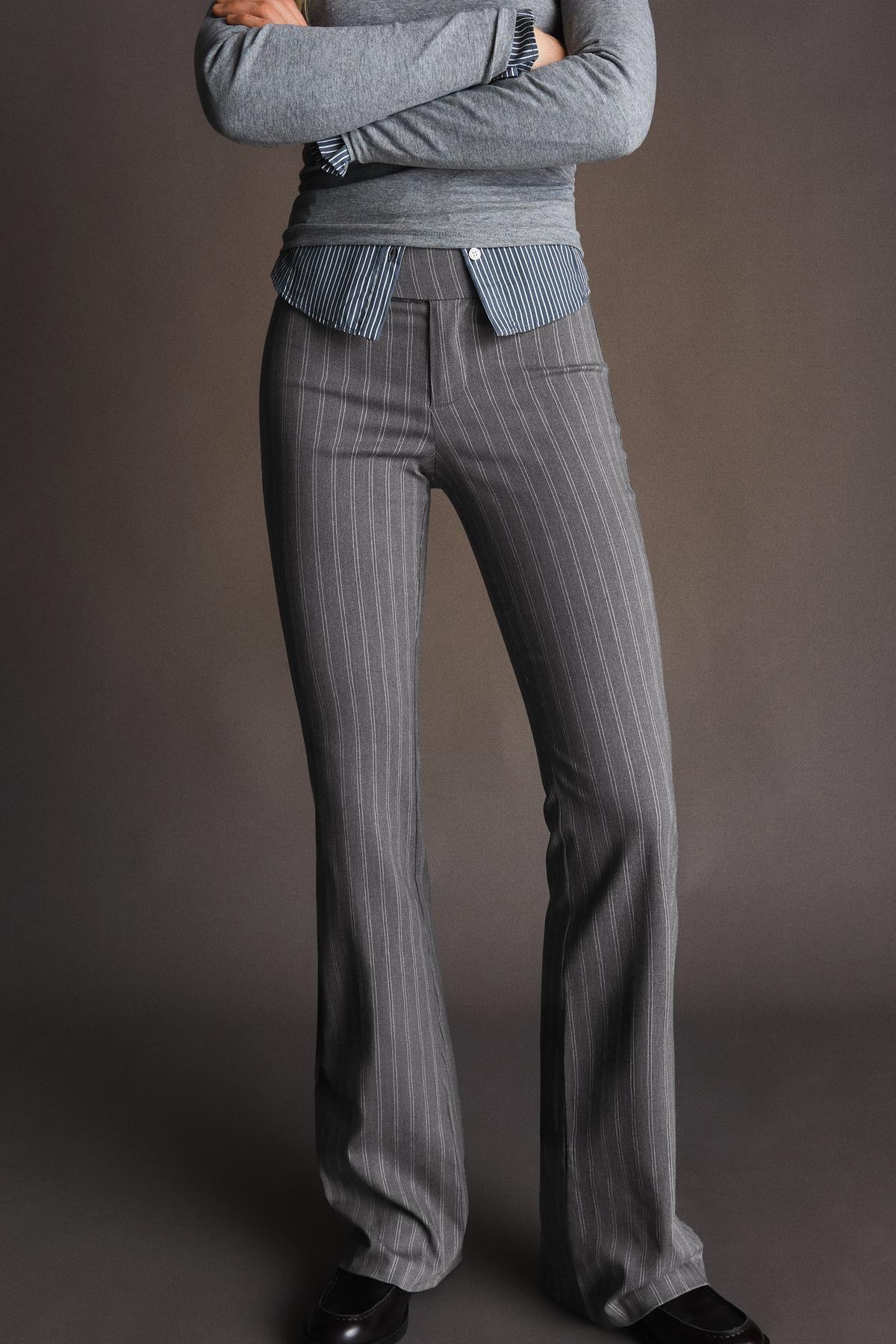 Bershka  Bengalinden flare pantolon - Görsel 4