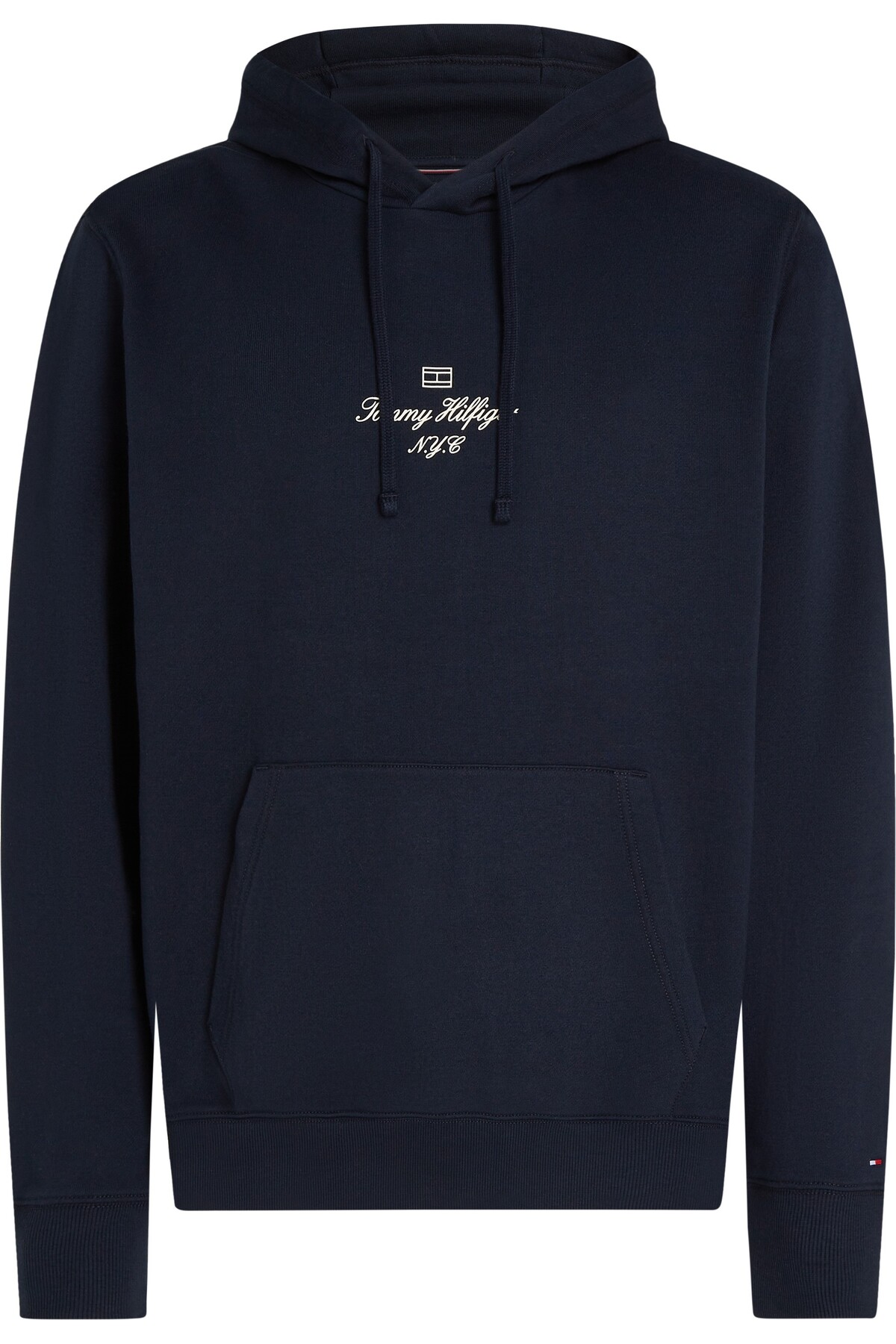 تامی هیلفیگر هودی طرح پرچم با طرح اسکریپت