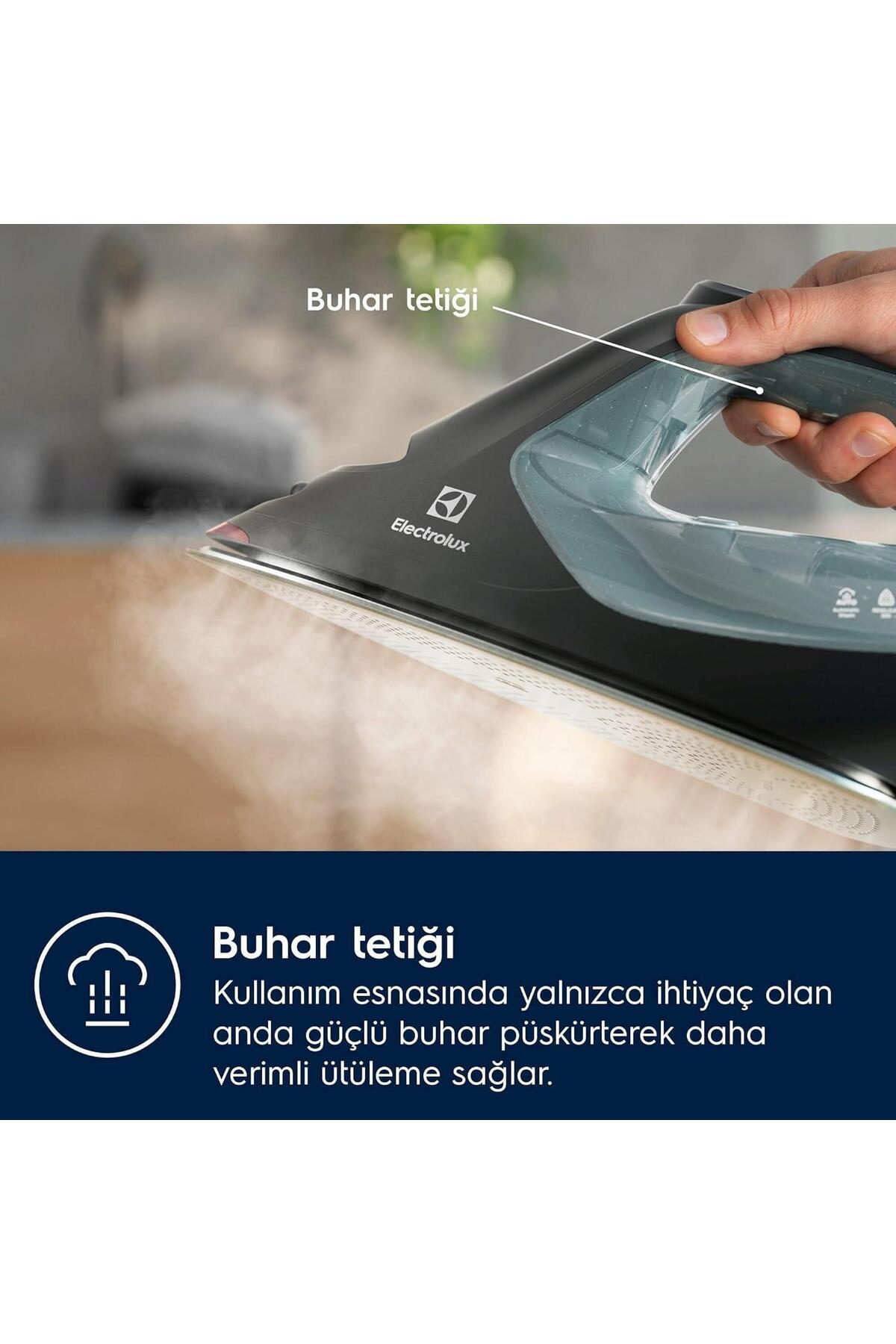 Electrolux Yüksek Performanslı Buharlı Ütü, Pratik ve Güçlü Temizlik İçin